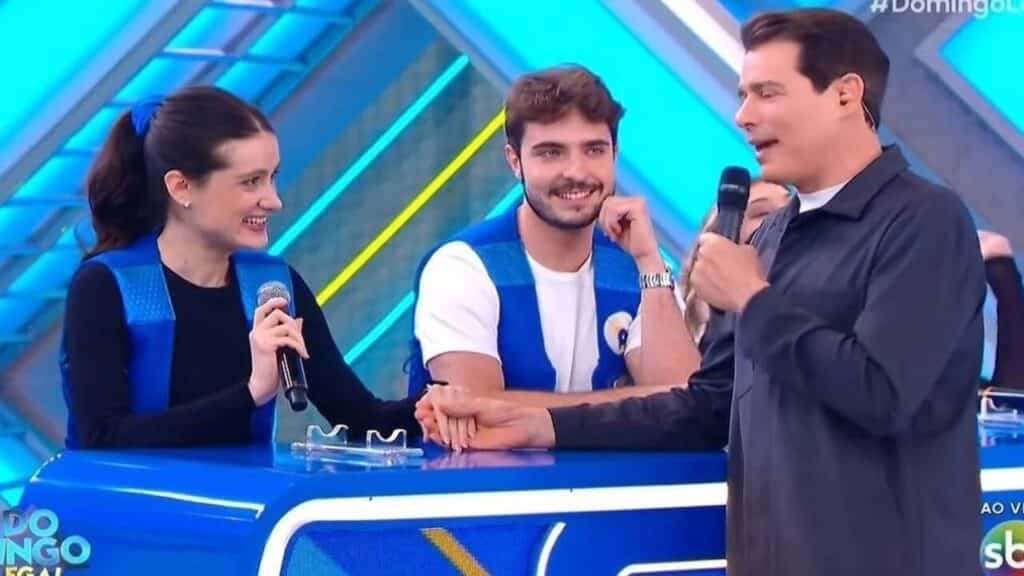 Filha de Celso Portiolli aparece no SBT e surpreende o público, saiba quem é