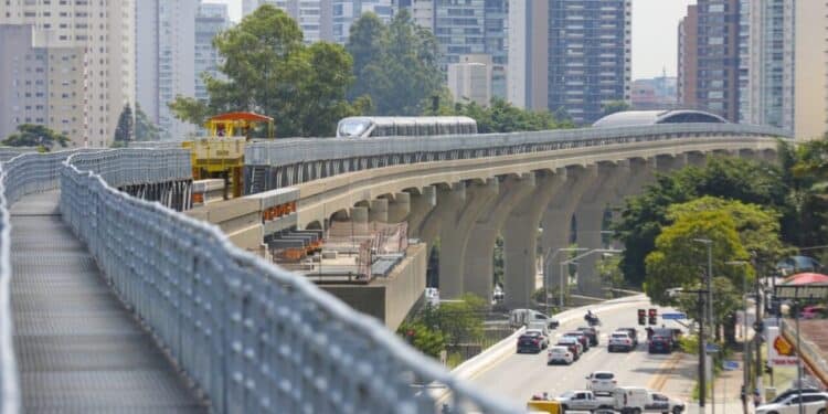 Linha 17-Ouro do Metrô de SP - Foto: Reprodução/Governo de SP