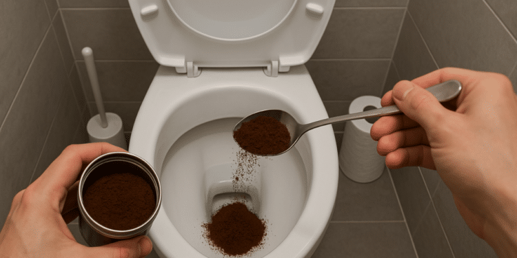 A borra tem uma textura levemente abrasiva que auxilia na limpeza suave da louça sanitária