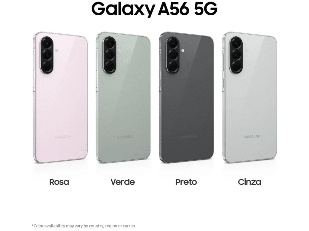 Galaxy A56 5G - Imagem: Divulgação/Samsung