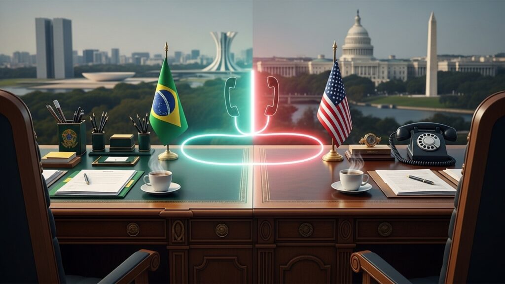 O péssimo sinal de Trump a Lula em telefonema