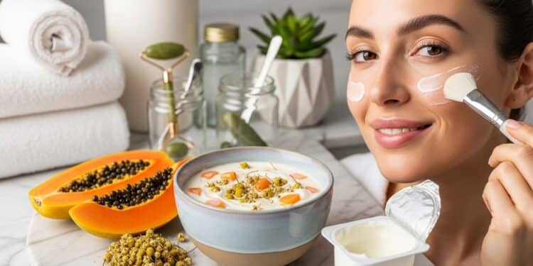 Essa receita de skincare caseiro com iogurte deixa a pele das famosas hidratada e sem olheiras