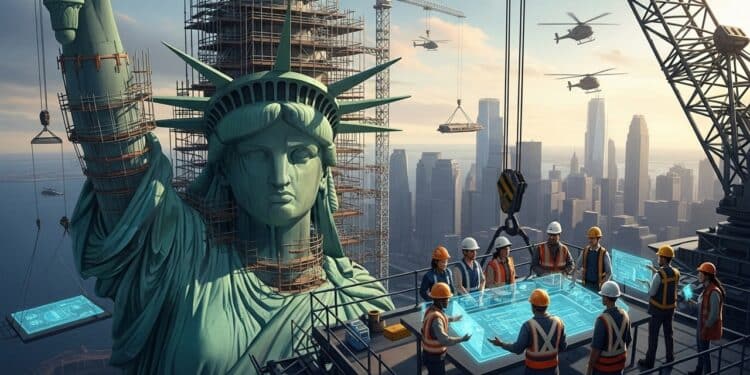Construção da estátua da liberdade hoje custaria uma fortuna e valor assusta