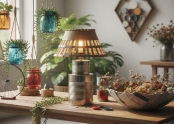 Como transformar materiais recicláveis em uma decoração sustentável incrível