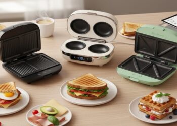 As melhores sanduicheiras em 2025 para lanches rápidos e saborosos