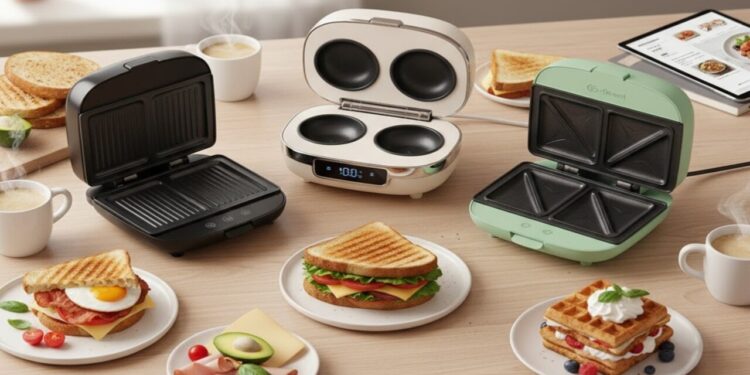As melhores sanduicheiras em 2025 para lanches rápidos e saborosos