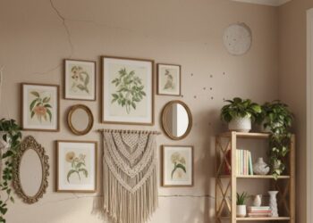 Como disfarçar falhas na parede com soluções criativas e simples de decoração