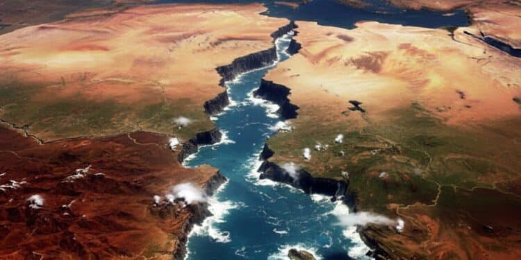Continente está se 'partindo' e novo oceano começa a surgir na Terra