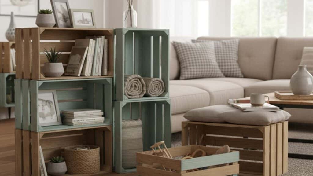 Reaproveite caixotes de feira e transforme sua casa com essa decoração incrível