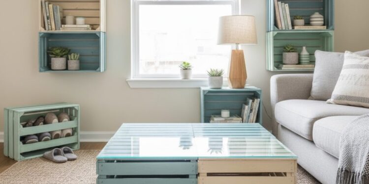 Reaproveite caixotes de feira e transforme sua casa com essa decoração incrível