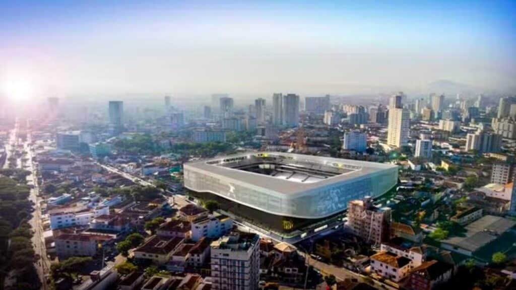 Nova Arena do Santos promete revolucionar o bairro com ciclovias e alta valorização