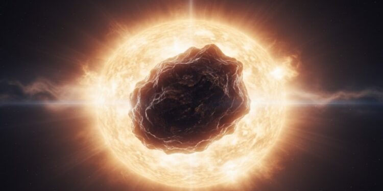 Asteroide de quase 1km é revelado por cientistas escondido no brilho do Sol
