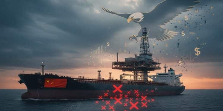 China interrompe compras de petróleo russo em meio a sanções dos EUA