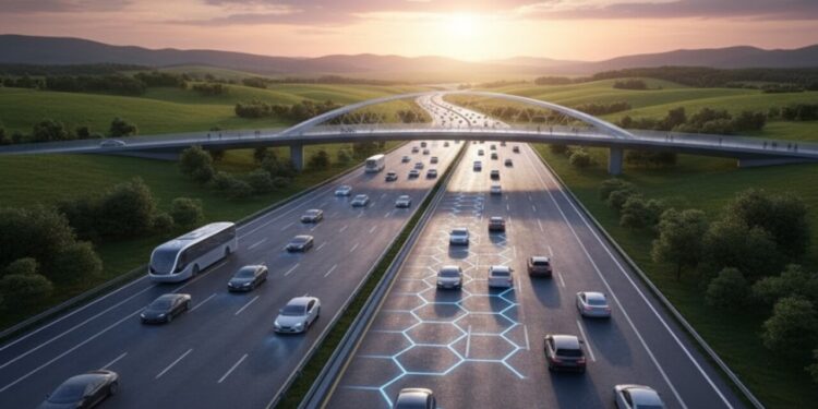 Foi construída primeira rodovia do mundo com carregamento sem fio para carros elétricos em movimento