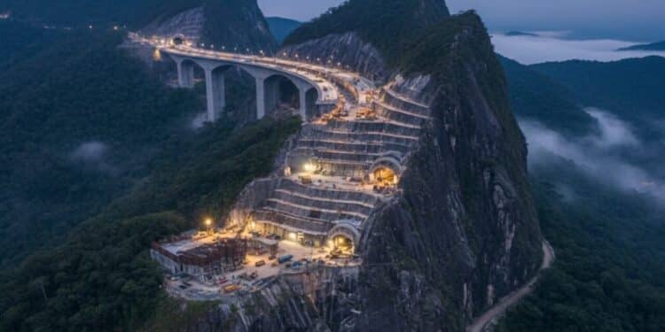 Obra gigante de R$ 62 milhões na serra mais perigosa do Brasil está mudando o país