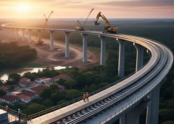 Nova lista revela todas as maiores ferrovias que estão em construção no Brasil em 2025