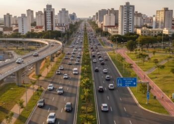 Obras em Curitiba aumentam a capacidade das avenidas e melhoram o fluxo de veículos na cidade