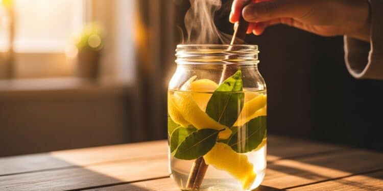 Usei cascas de limão e louro e criei um chá emagrecedor que perfumou a casa em minutos