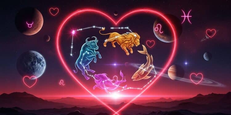 Oportunidades de amor para três signos neste mês