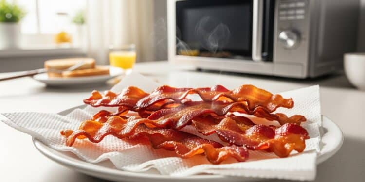 Método fácil para fritar bacon sem complicação
