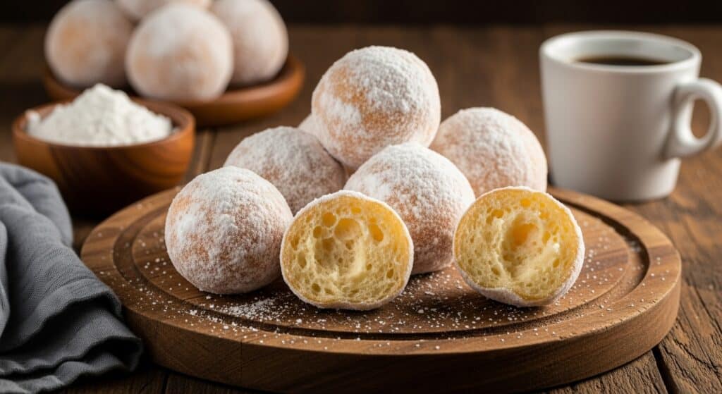 Bolinhos de chuva de leite