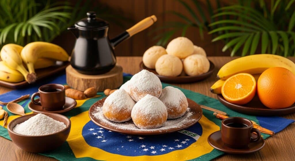 Bolinhos de chuva de leite