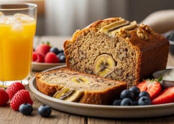 Receita de bolo de banana fit para um café da manhã saudável