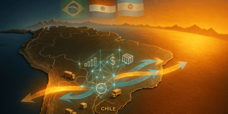 Rota entre Brasil e Chile promete frete mais barato e rápido