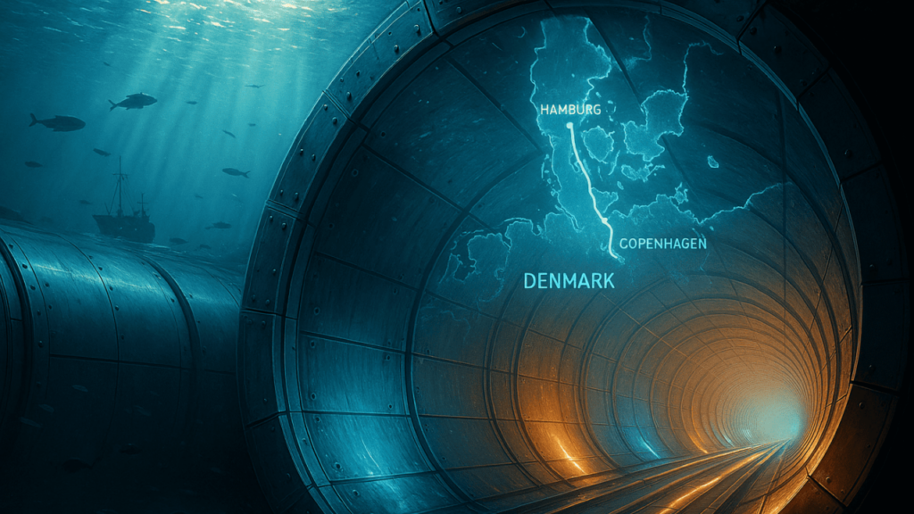 O maior túnel submerso do mundo ficará pronto em 2029
