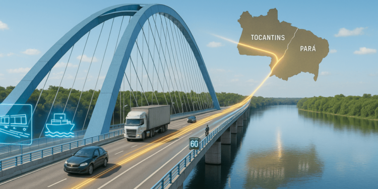 Ponte de 1.724 metros sobre o Araguaia vai impactar 1,5 milhão de pessoas