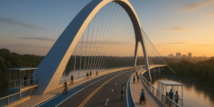 Sul do Brasil investe R$ 45 milhões em ponte estaiada com ciclovia