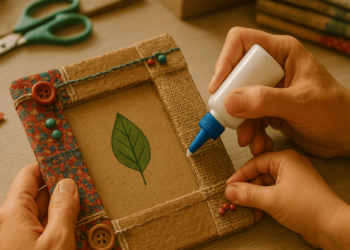 Transforme papelão reciclado em molduras lindas e criativas
