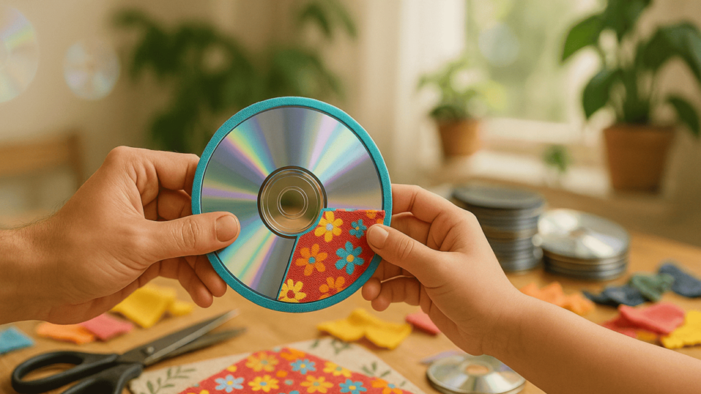 Como transformar CD velho em peça útil para cozinha sem gastar nada