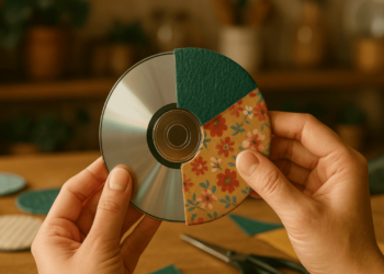 Como transformar CD velho em peça útil para cozinha sem gastar nada