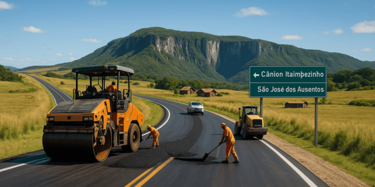 Serra Gaúcha recebe R$ 157 milhões para pavimentação das rodovias