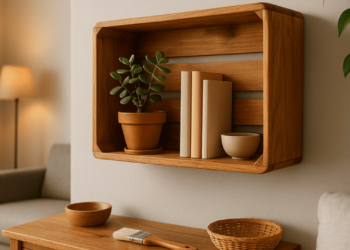 Aprenda como fazer nichos com caixotes para decorar e organizar ao mesmo tempo