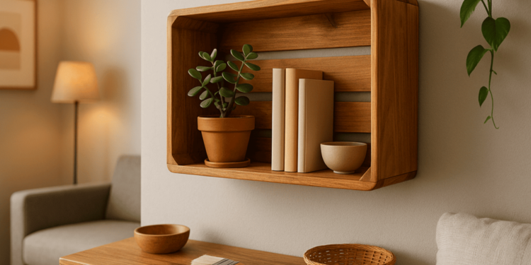 Aprenda como fazer nichos com caixotes para decorar e organizar ao mesmo tempo