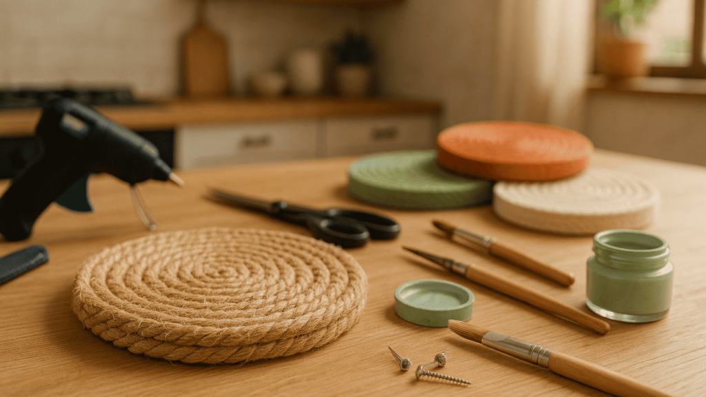 Como fazer descanso de panela com sisal gastando pouco e em minutos