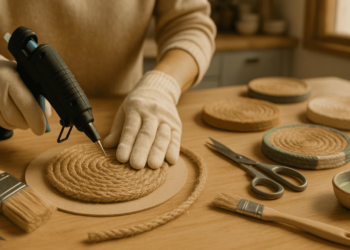 Como fazer descanso de panela com sisal gastando pouco e em minutos