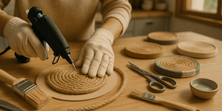 Como fazer descanso de panela com sisal gastando pouco e em minutos