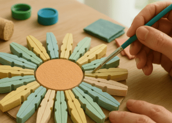 Crie descansos de panela lindos e ecológicos com o que já tem em casa