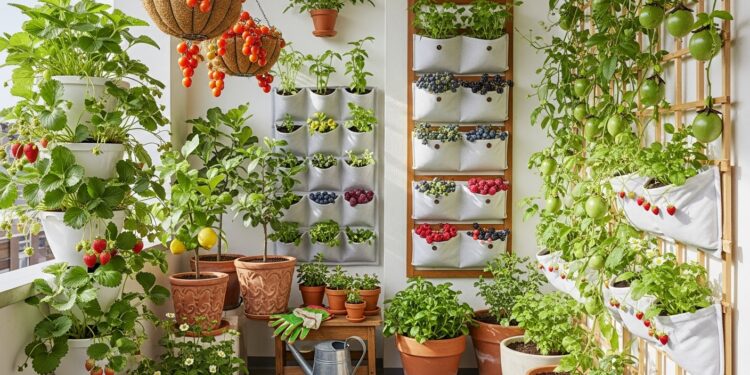Frutas frescas mesmo sem quintal: guia para pequenos espaços