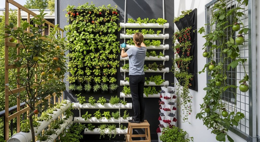 Técnicas práticas para cultivar frutas em espaços reduzidos