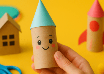 Rolinho de papel higiênico para decoração // Créditos: @mauramyth - ChatGPT