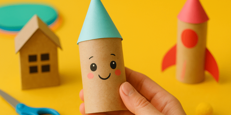 Rolinho de papel higiênico para decoração // Créditos: @mauramyth - ChatGPT