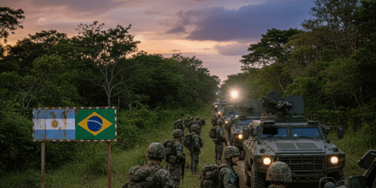 Argentina ordena envio de militares para fronteira com o Brasil em alerta preocupante