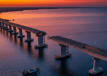 Obra da nova ponte no Paraná avança e tem prazo de conclusão definido