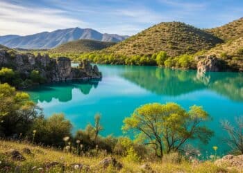 Laguna de Córdoba encanta com águas turquesas e paisagens