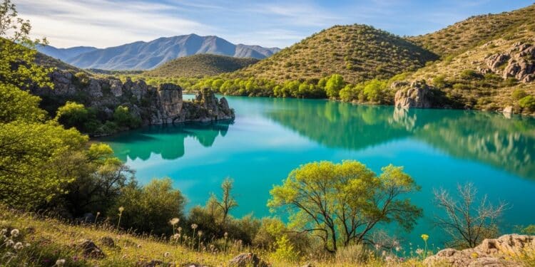 Laguna de Córdoba encanta com águas turquesas e paisagens