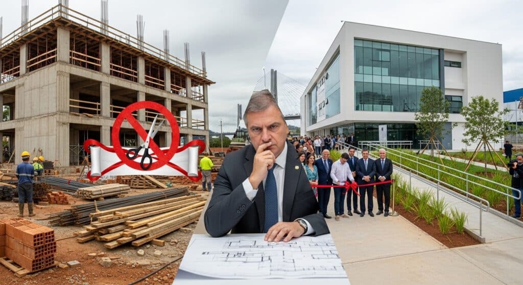 Novas normas em SC impedem inauguração de obras inacabadas